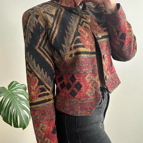 Vintage Western Wraps Southwestern Jacket - Picture 2 of 8